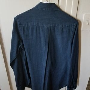 Denim button down